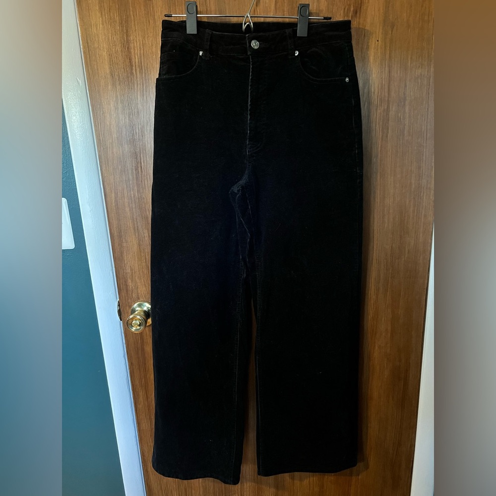 Divided by H&M high rise, wide leg corduroy pants